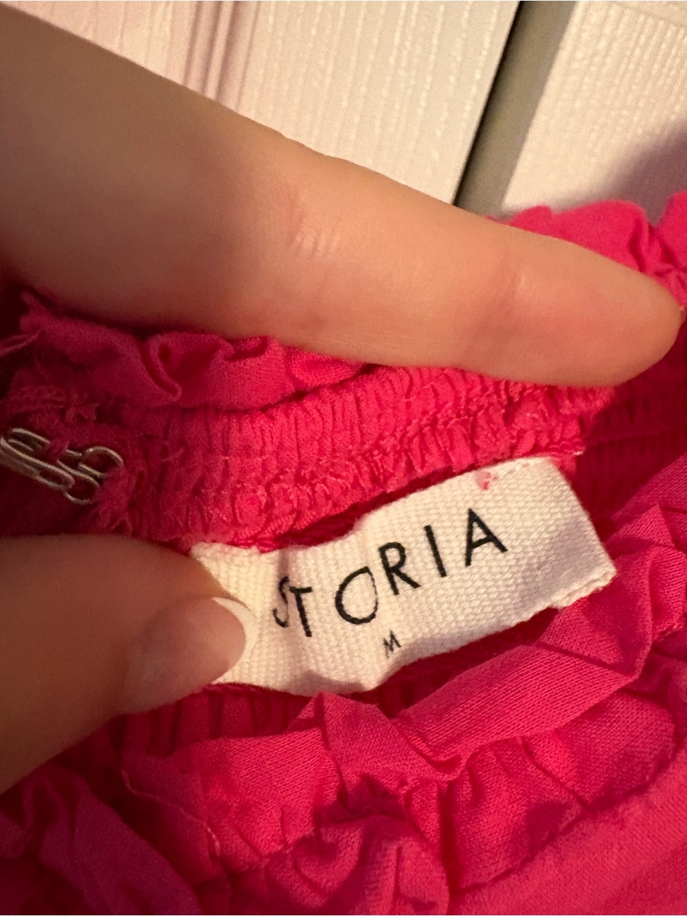 Storia Fuchsia Ruffled Top - Picture 2 of 2